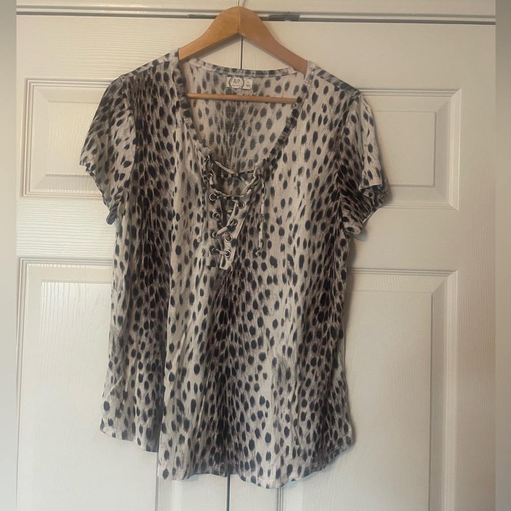 Maurices 24/7 Animal Print Top